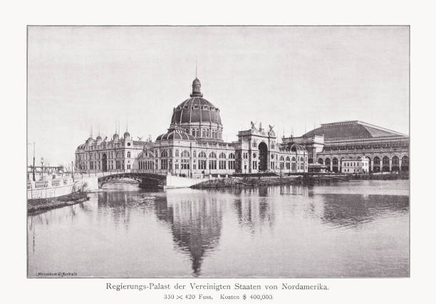 istock World's Columbian Exposition, Chicago, 1893, halftone print, published in 1893 2151153339
