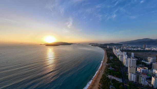 istock Sunrise over Nha Trang beach, Khanh Hoa province 2151158636