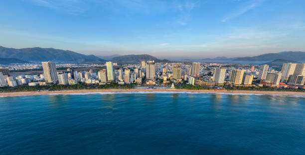 istock Nha Trang beach in the early morning 2151158647