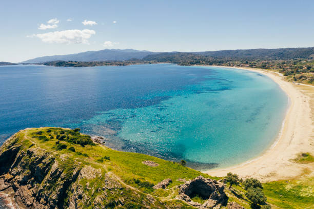 istock Turquoise sea bay 2151159293