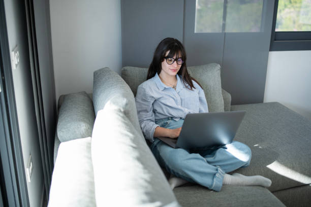 istock Woman working from home. 2151159547