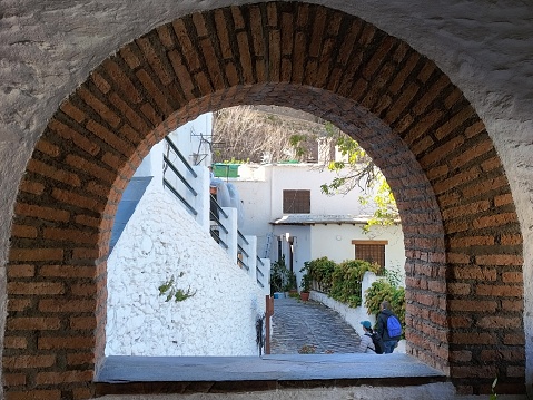 Streets and views of the village of Pampaneira in the Alpujarra de Granada