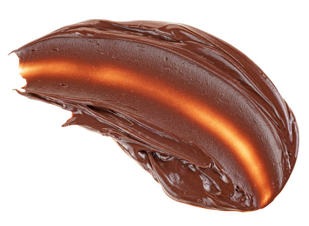 istock Hazelnut cream isolated on a white background. Cream chocolate spreading. 2151161629