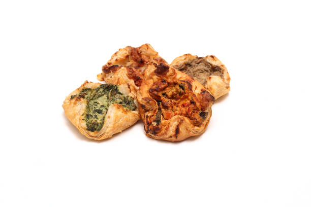 istock Savoury danishes isolated on a white background. 2151167867