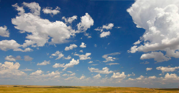 istock Sunny Day with Clouds Over the Great Plains in South Dakota 2151172892