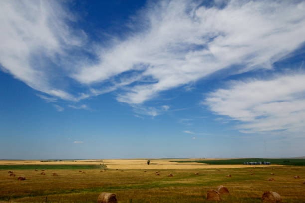 istock Sunny Day with Clouds Over the Great Plains in South Dakota 2151173134