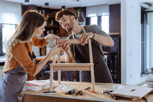 istock DIY hobby and assembling wooden furniture 2151177601
