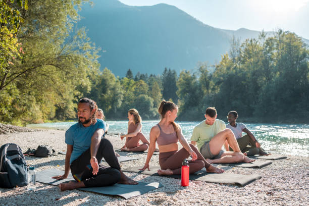 istock Outdoor Yoga with Diverse Participants 2151186342