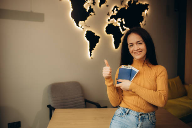 istock Young Woman Travel Agent Concept 2151192846