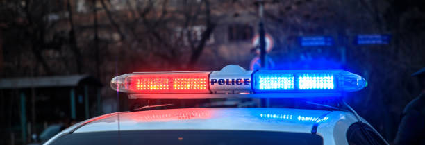 istock police car red and blue lights 2151196624