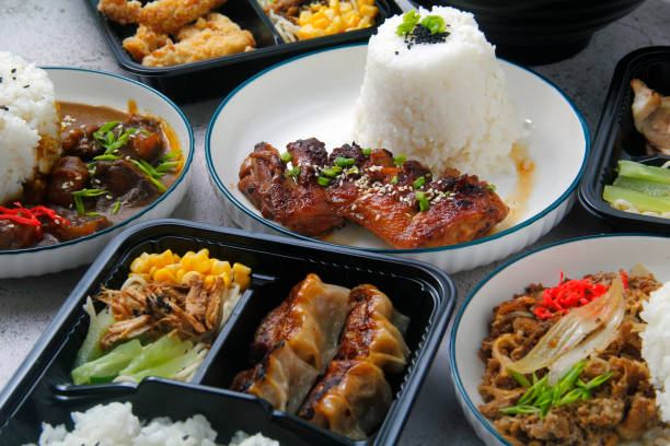 istock Freshly made assorted Japanese food 2151199621