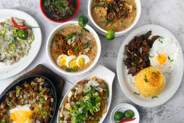 istock Freshly cooked assorted Filipino food 2151199657