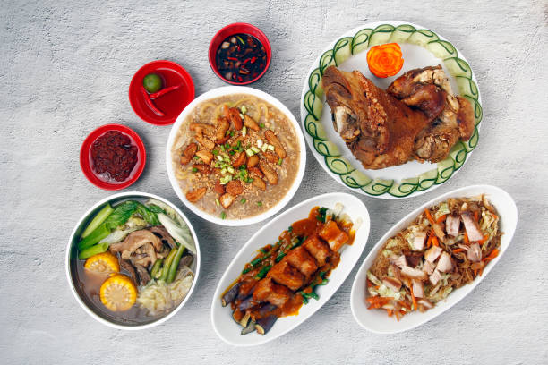 istock Freshly cooked assorted Filipino food 2151199916