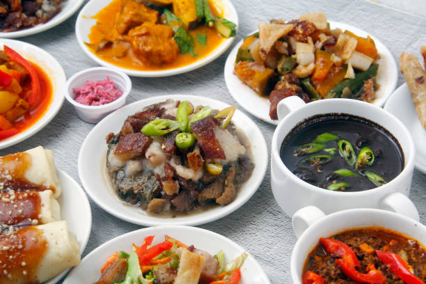 istock Freshly cooked assorted Filipino dishes 2151200208