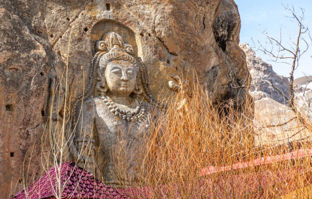 The Mulbekh Gompa on the road from Srinagar to Leh in the Ladakh region