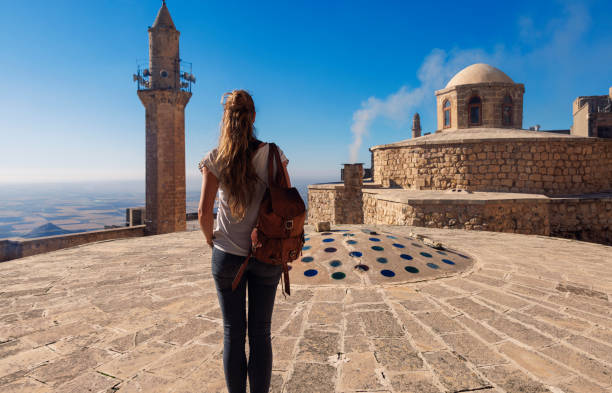 istock Female tourist in Mardin, Turkey 2151209237