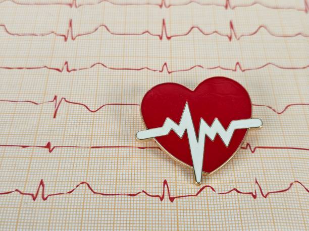 istock Red Heart With Heartbeat 2151216373