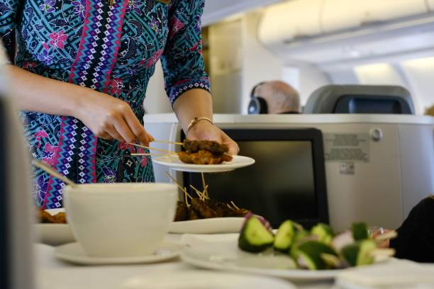istock Sate skewers on a flight from Sydney to Kuala Lumpur 2151221166