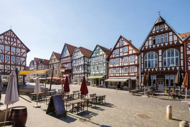 istock market square in Fritzlar in Hessen 2151228046