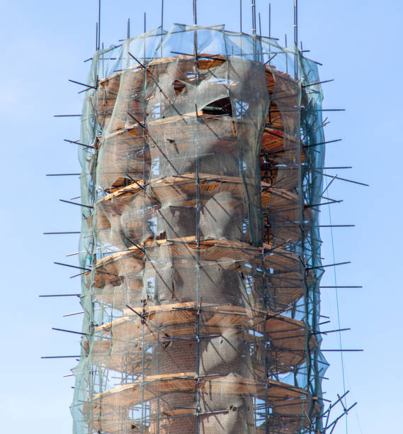 istock Reconstruction of the lighthouse against the sky 2151231825
