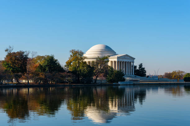 istock Jefferson Memorial reflecting on the Tidal Basin, Washington DC 2151232379
