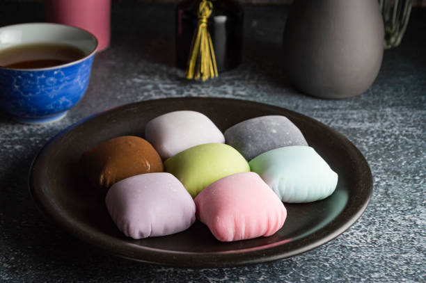 istock Japanese sweets daifuku are colorful and beautiful. 2151235982