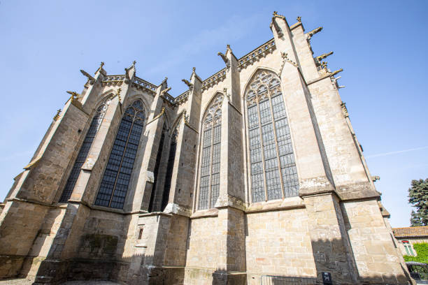 Carcassone France, Basilika Saint Nazaire in the center of the town