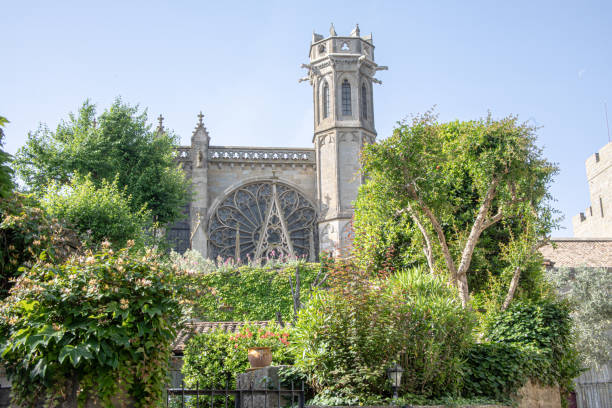 Carcassone France, Basilika Saint Nazaire in the center of the town