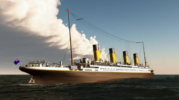 istock Historic passenger ship RMS Titanic on the high seas 2151241848