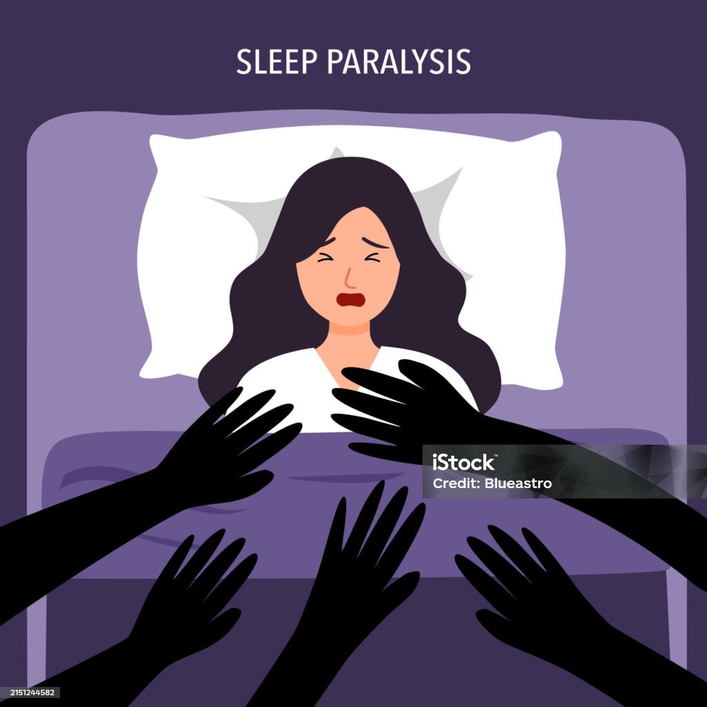 Sleep Move Sleep Paralysis Woman Cannot Move And Screams Due To Sleep Paralysis ...