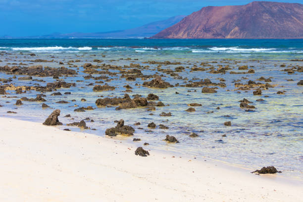 istock Atlantic Ocean and Lobos Island view at Canary Islands 2151247783