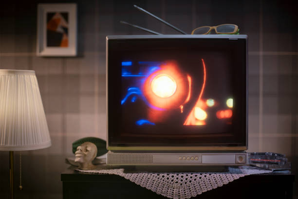 istock TV with 80s SF movie 2151248149