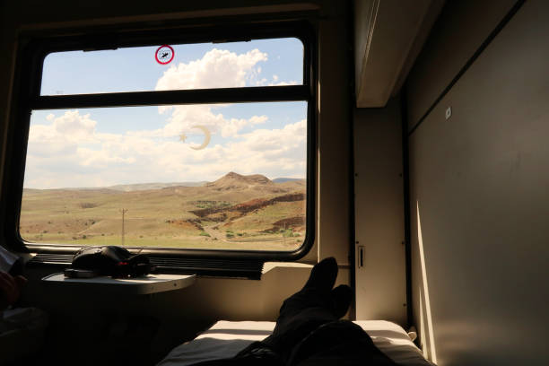 istock The view outside a window from the bed in the sleeping compartment, passenger cabin on the train ride in the Eastern Express, Dogu Ekspresi from Kars to Ankara, relaxing while watching the landscape, Turkey 2151250409