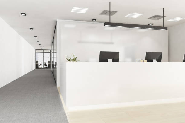 istock Indoor Wall Signage Mockup for Logo 2151251062