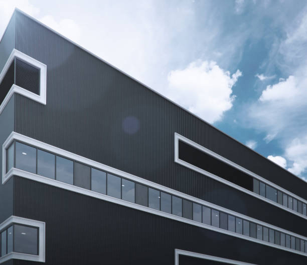 istock Outdoor Signage Facade Wall Mockup for Logo. 3D Rendering 2151251935