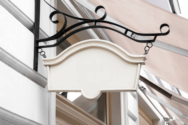 istock Outdoor Sign Mockup for Logo. 3D Rendering 2151254376