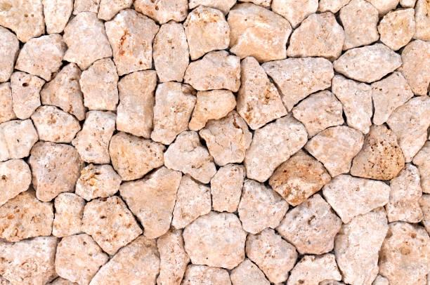 istock Stone wall of Ryukyu limestone background image 2151256427