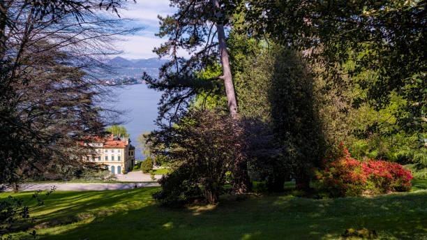 istock Parks and gardens on Lake Maggiore in springtime 2151256747