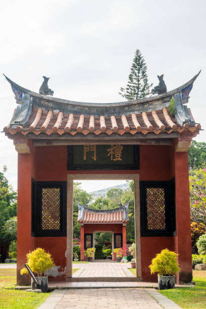 istock Gate at Tainan Confucius Temple in Taiwan 2151257759