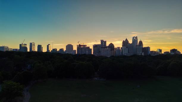 istock Atlanta skyline during dusk 2151260273