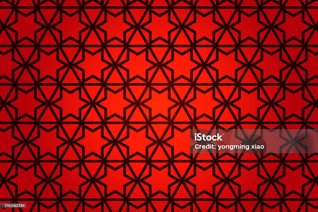 Red Arab Pattern Vector Middle Eastern Arabic Pattern Background Stock Illustration ...