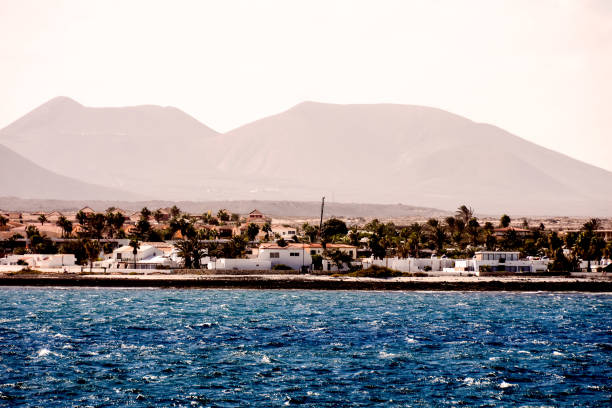 Spanish View Landscape in Tropical Volcanic Canary Islands Spain
