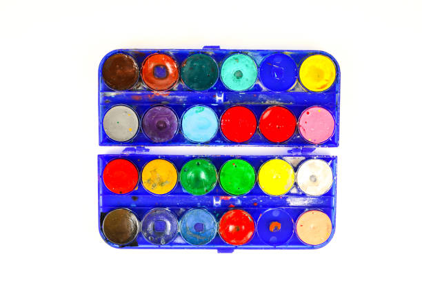 istock Simple watercolour paints palette 2151263594