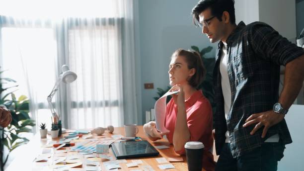 istock Business people working together while planning marketing strategy. Symposium. 2151266007
