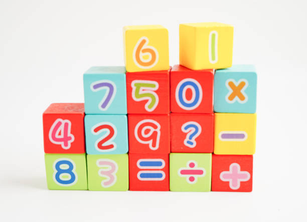 istock Number wood block cubes for learning Mathematic, education math concept. 2151268987