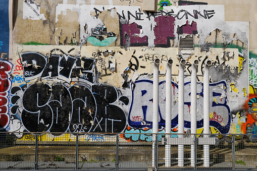 Graffiti.  Oslo, Norway.Lightbox: