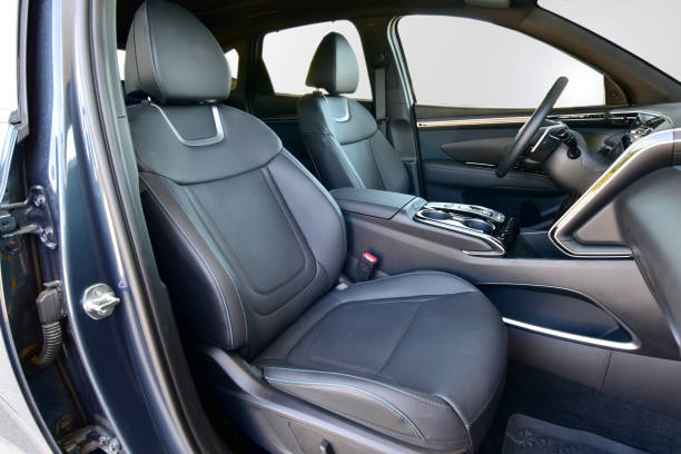 istock Front seats of a modern SUV 2151283589