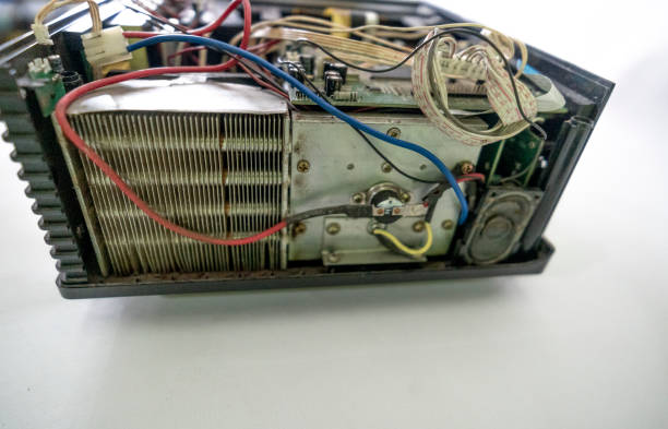 istock Video and multimedia projector open for maintenance with led lamp 2151284390