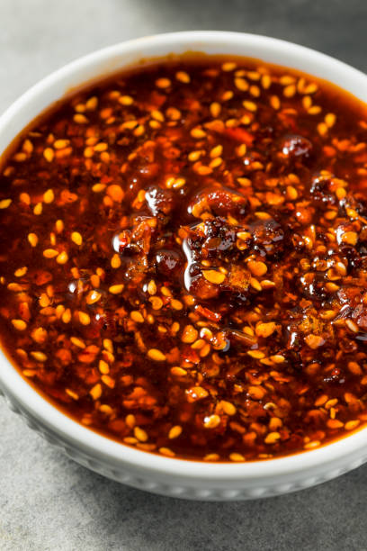 istock Spicy Hot Chili Crisp Oil 2151287238