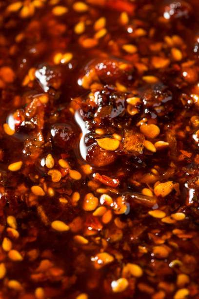 istock Spicy Hot Chili Crisp Oil 2151287245
